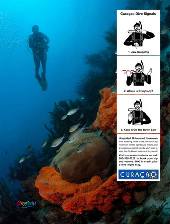Curacao Tourism Print Ad